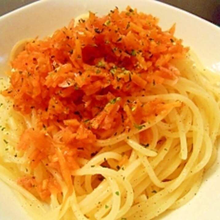 彩り鮮やか 人参と桜海老のオイルベースパスタ レシピ 作り方 By ミカポン 楽天レシピ